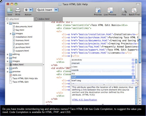 best mac text editor html